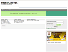 Tablet Screenshot of prepa.cucolosio.edu.mx